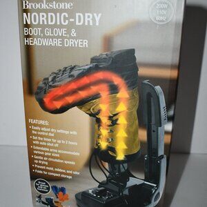 Brookstone Nordic-Dry Boot, Glove, & Hardware Dryer #SMBKN-71385 NIB